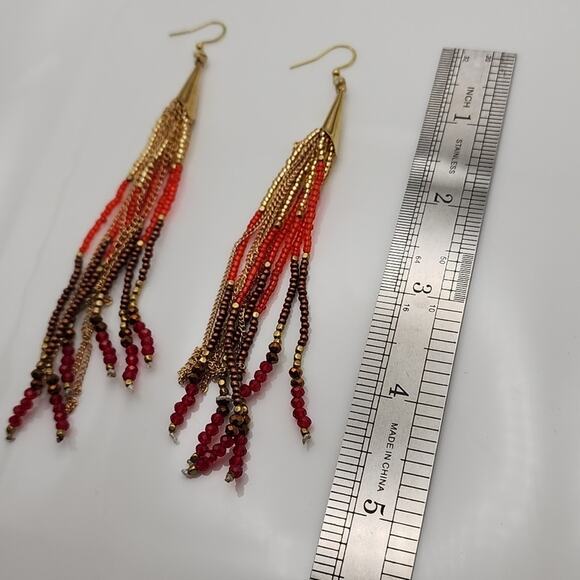 Boho Tassel Earrings - Picture 4 of 4